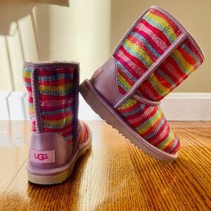 *Brand New* Girls’ Sequin Uggs, Never Worn, Size 2